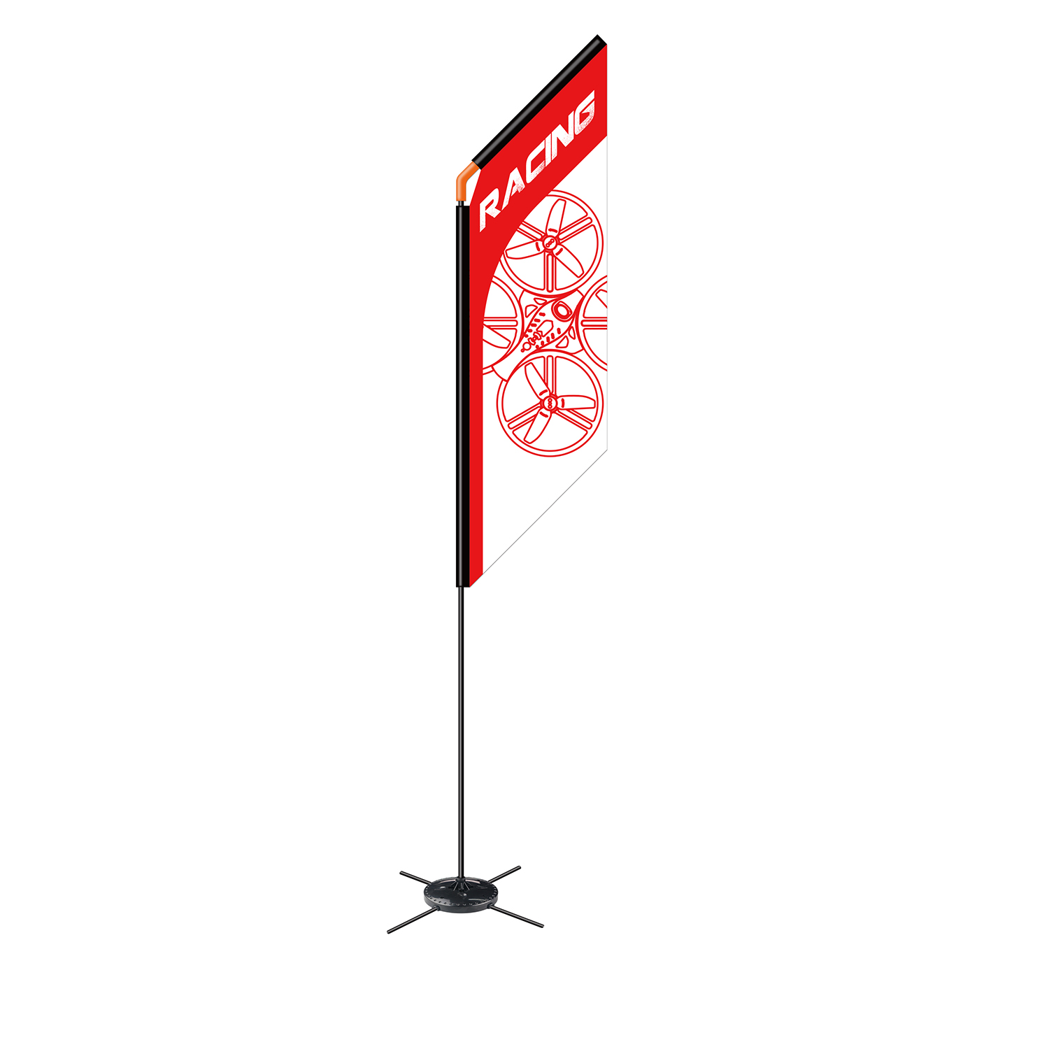 Drone Racing Flag - Dron FPV Racer Flag Quad Whoop