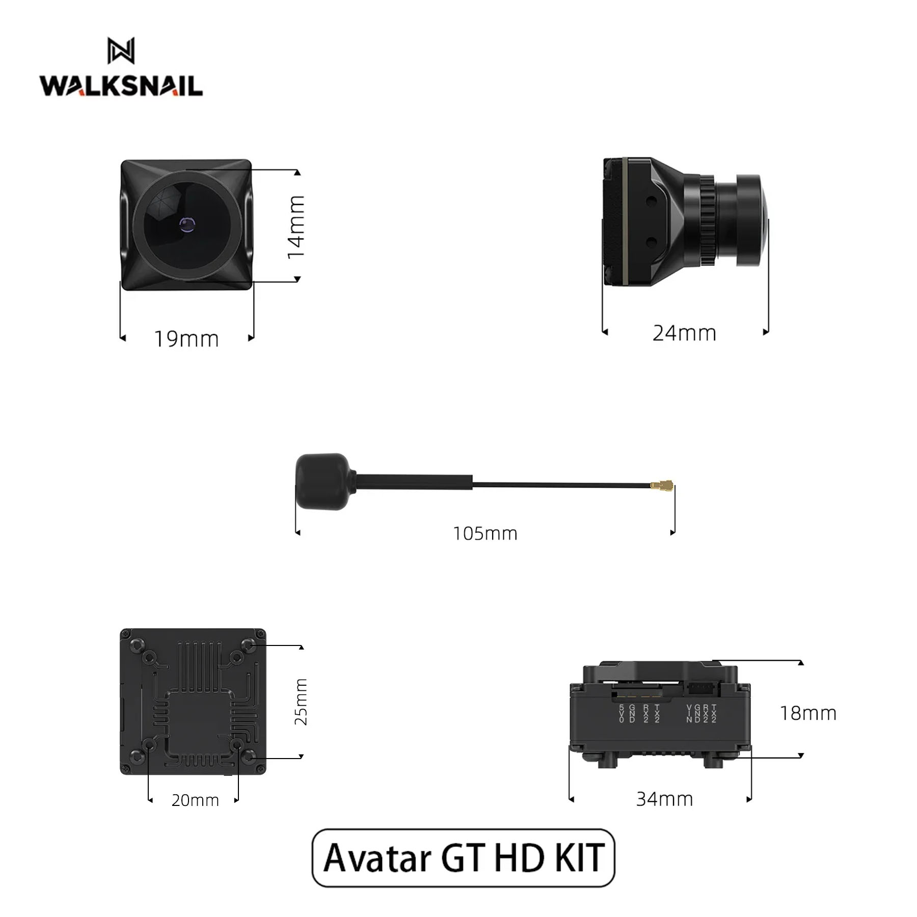 Walksnail Avatar GT HD KIT 2W  – Drone Racing Camera recenzja i cena