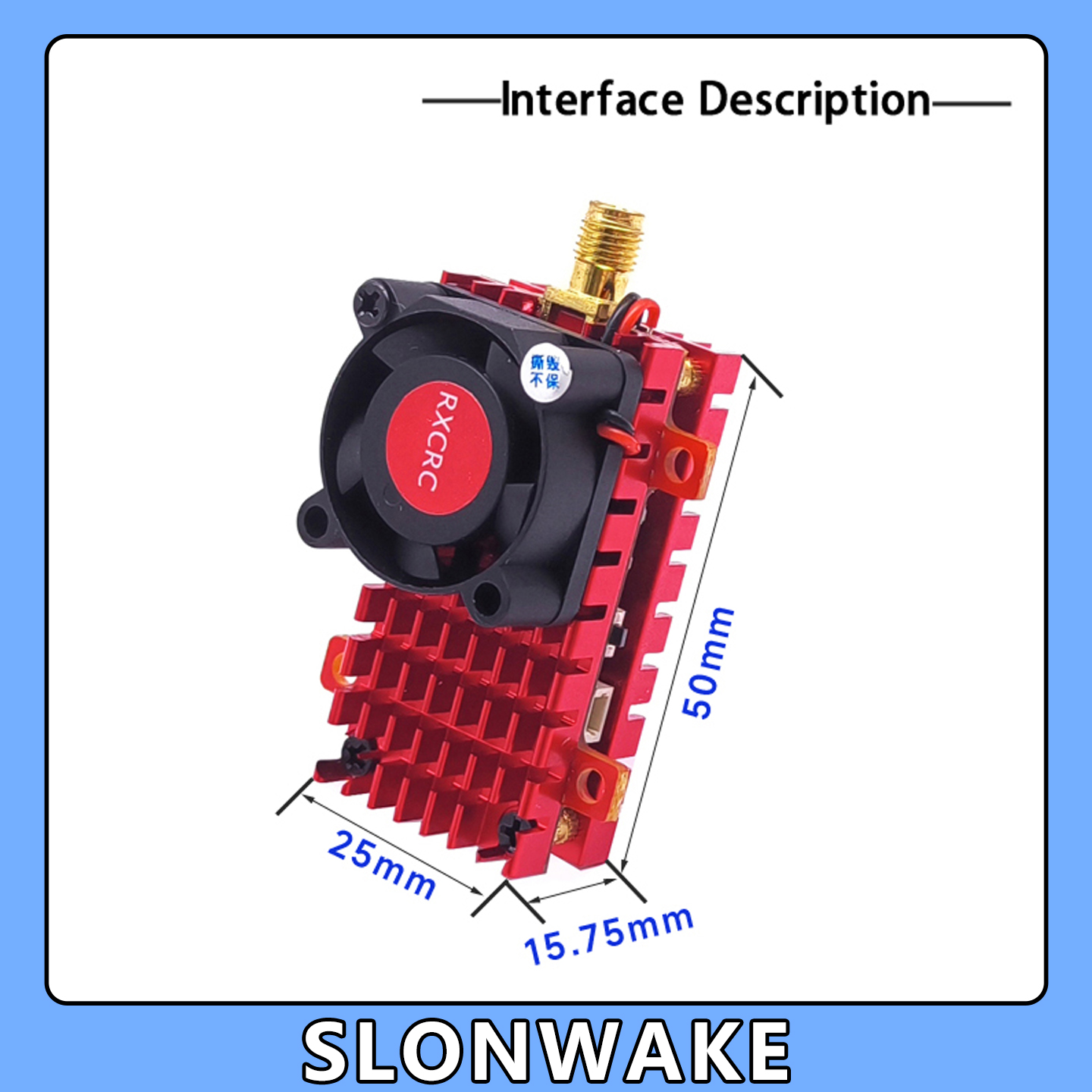 SLONWAKE 5.8G 2W VTX FPV Kamer – Drone Racing Camera recenzja i cena