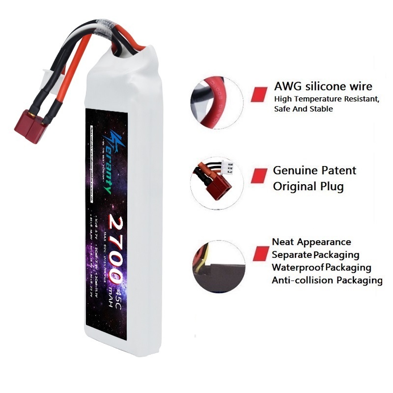 1/3PCS 2S 7.4V Lipo Battery 27 – Drone Racing Battery recenzja i cena