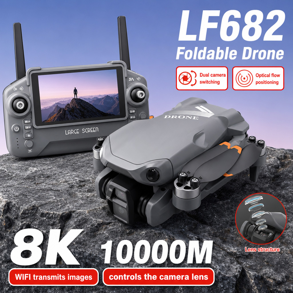 Zdjęcia lotnicze z drona LF682 – Drone Racing Camera recenzja i cena